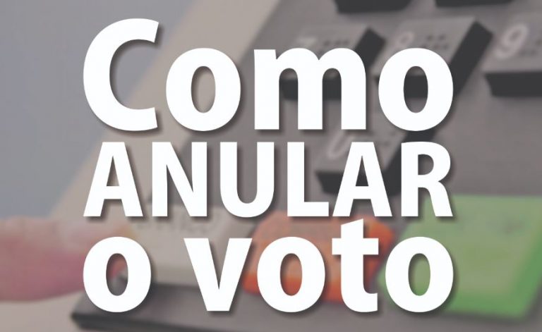 Como Anular o Voto