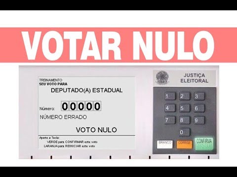 Como Votar Nulo?